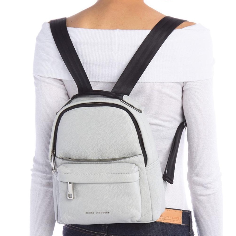 Marc Jacobs Gray Varsity Pack Mini Backpack